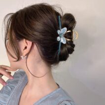Trendy Enamel Colorful Butterfly Claw Clip Hair Clip - ArtGalleryZen