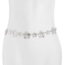 Trendy Gold Silver Plated Flower Waist Chain - ArtGalleryZen