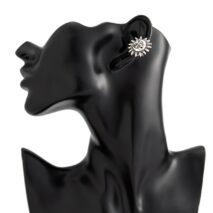 Trendy Gold Silver Plated Sun Ear Cuff Earring - ArtGalleryZen