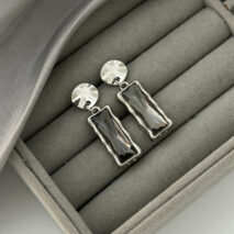 Trendy Rhinestone Dangle Earrings - ArtGalleryZen