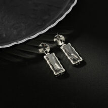 Trendy Rhinestone Dangle Earrings - ArtGalleryZen