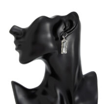 Trendy Rhinestone Dangle Earrings - ArtGalleryZen