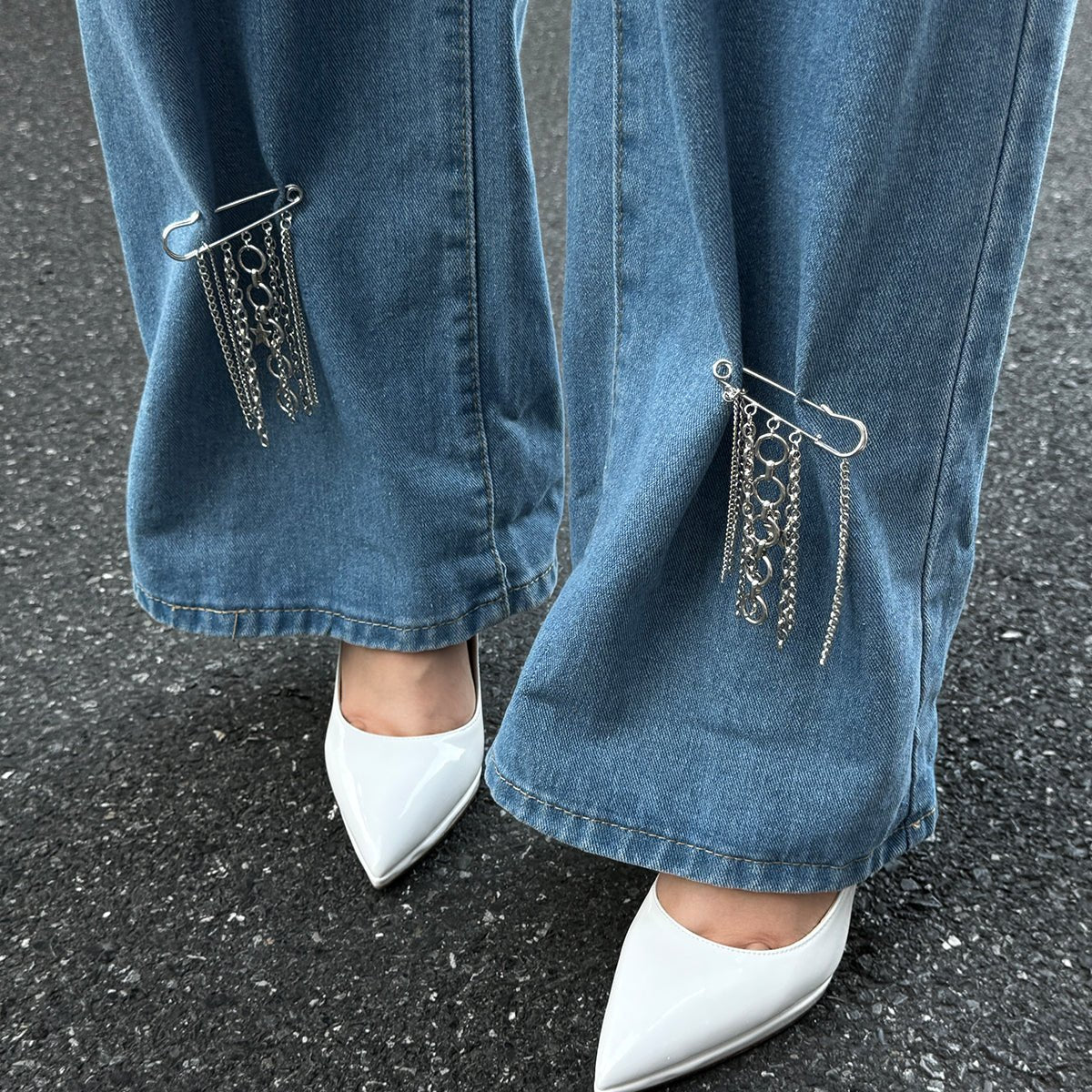 Trendy Star Tassel Trouser Pin - ArtGalleryZen
