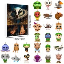 Tung Tung Tung Sahur Italian Brainrot Advent Countdown Calendar With 24pcs Keychain - ArtGalleryZen
