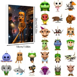 Tung Tung Tung Sahur Italian Brainrot Advent Countdown Calendar With 24pcs Keychain - ArtGalleryZen