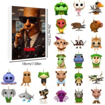 Tung Tung Tung Sahur Italian Brainrot Advent Countdown Calendar With 24pcs Keychain - ArtGalleryZen