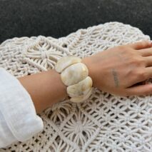 Vintage Irregular Wavy Bangle Bracelet Set - ArtGalleryZen