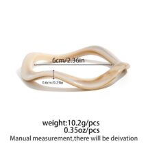 Vintage Irregular Wavy Bangle Bracelet Set - ArtGalleryZen