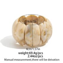 Vintage Irregular Wavy Bangle Bracelet Set - ArtGalleryZen