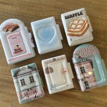 Waffles Strawberry Cake Kpop 3 Inch Mini Photocard Album - ArtGalleryZen