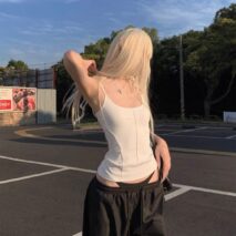 Y2K Angel Wing Sleeveless Tank Top - ArtGalleryZen