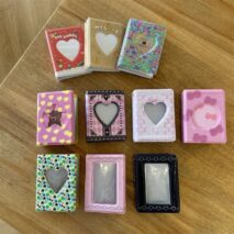 Y2K Flower Heart Bow Kpop 3 Inch Mini Photocard Album - ArtGalleryZen
