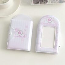 Y2K Heart Narutomaki Kpop 3 Inch Mini Photocard Album - ArtGalleryZen