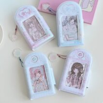 Y2K Heart Narutomaki Kpop 3 Inch Mini Photocard Album - ArtGalleryZen