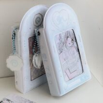 Y2K Heart Narutomaki Kpop 3 Inch Mini Photocard Album - ArtGalleryZen