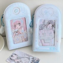 Y2K Heart Narutomaki Kpop 3 Inch Mini Photocard Album - ArtGalleryZen