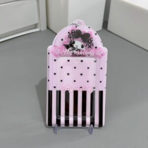Y2K My Melody Heart Kpop Keychain Photocard Holder - ArtGalleryZen