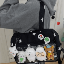 Y2K Star Kpop Fan Display Shoulder Crossbody Bag - ArtGalleryZen