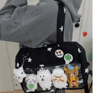 Y2K Star Kpop Fan Display Shoulder Crossbody Bag - ArtGalleryZen