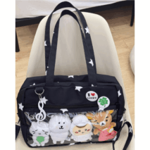Y2K Star Kpop Fan Display Shoulder Crossbody Bag - ArtGalleryZen