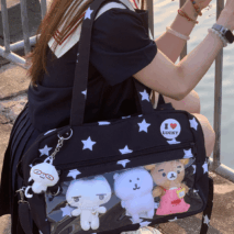 Y2K Star Kpop Fan Display Shoulder Crossbody Bag - ArtGalleryZen