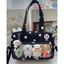 Y2K Star Kpop Fan Display Shoulder Crossbody Bag - ArtGalleryZen