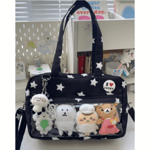 Y2K Star Kpop Fan Display Shoulder Crossbody Bag - ArtGalleryZen