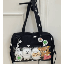 Y2K Star Kpop Fan Display Shoulder Crossbody Bag - ArtGalleryZen
