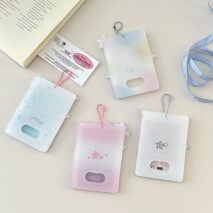 Y2K Star Kpop Keychain Acrylic Photocard Holder - ArtGalleryZen