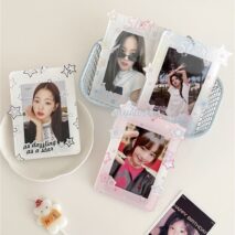Y2K Star Kpop Keychain Acrylic Photocard Holder - ArtGalleryZen