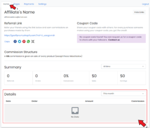View your Referral Details View your Referral Details