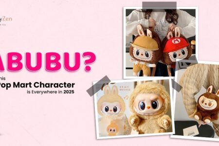 Labubu Pop Mart character collection showing the viral 2025 trend with various collectible figures and accessories