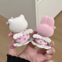 Flocking Sanrio Characters Fluffy Puffy Mine Figurine Doll - Image 2