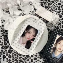 Glitter Heart Wing Star Amulet Kpop Photocard Holder Keychain - Image 3