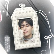 Glitter Heart Wing Star Amulet Kpop Photocard Holder Keychain - Image 7