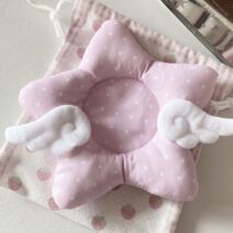Cute Star Wing Polka Dot Fabric Coaster | Kawaii Home Gift - Image 4