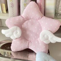 Cute Star Wing Polka Dot Fabric Coaster | Kawaii Home Gift - Image 6