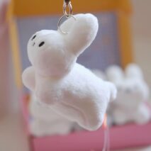 Cute Miffy Rabbit Plush Keychain | Adorable White Bunny Keyring - Image 4