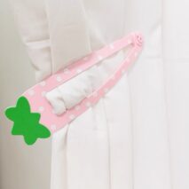 Extra Large Strawberry Hair Clips | Oversized Pink Polka Dot Safety Pin Barrettes - Image 3