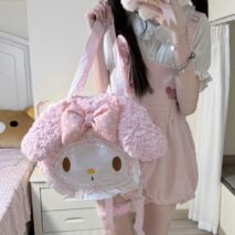 Sweet My Melody Bowknot Plush Backpack - Image 3