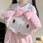 Sweet My Melody Bowknot Plush Backpack