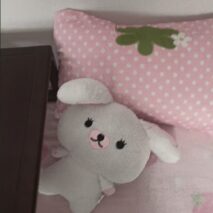 Pink Strawberry Plush Zippered Pillow Cover - Image 5