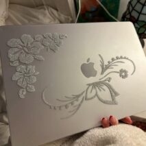 Glitter Hibiscus Flower Butterfly Diy Sticker - Image 8