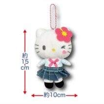 Cute Sanrio Hello Kitty My Melody Kuromi High School Girl Plush Keychain Doll Pouch - Image 9