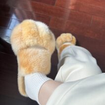 Plush Fuzzy Cat Paw Slippers - Cozy Indoor House Shoes for Women - Image 8