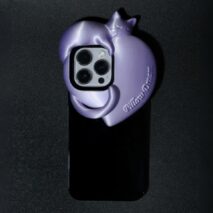 3D Sleeping Cat Heart Phone Case - Image 4