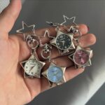 Y2K Star Keychain Watch Pendant