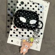 Cute Polka Dot Angel Wings Airpods Case - Image 6