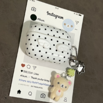 Cute Polka Dot Angel Wings Airpods Case - Image 7