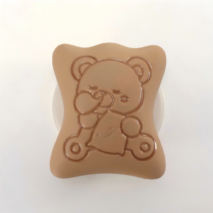Kawaii Bear Cat Biscuit Magnetic Phone Grip – 3D Embossed Phone Stand & Holder - Image 5